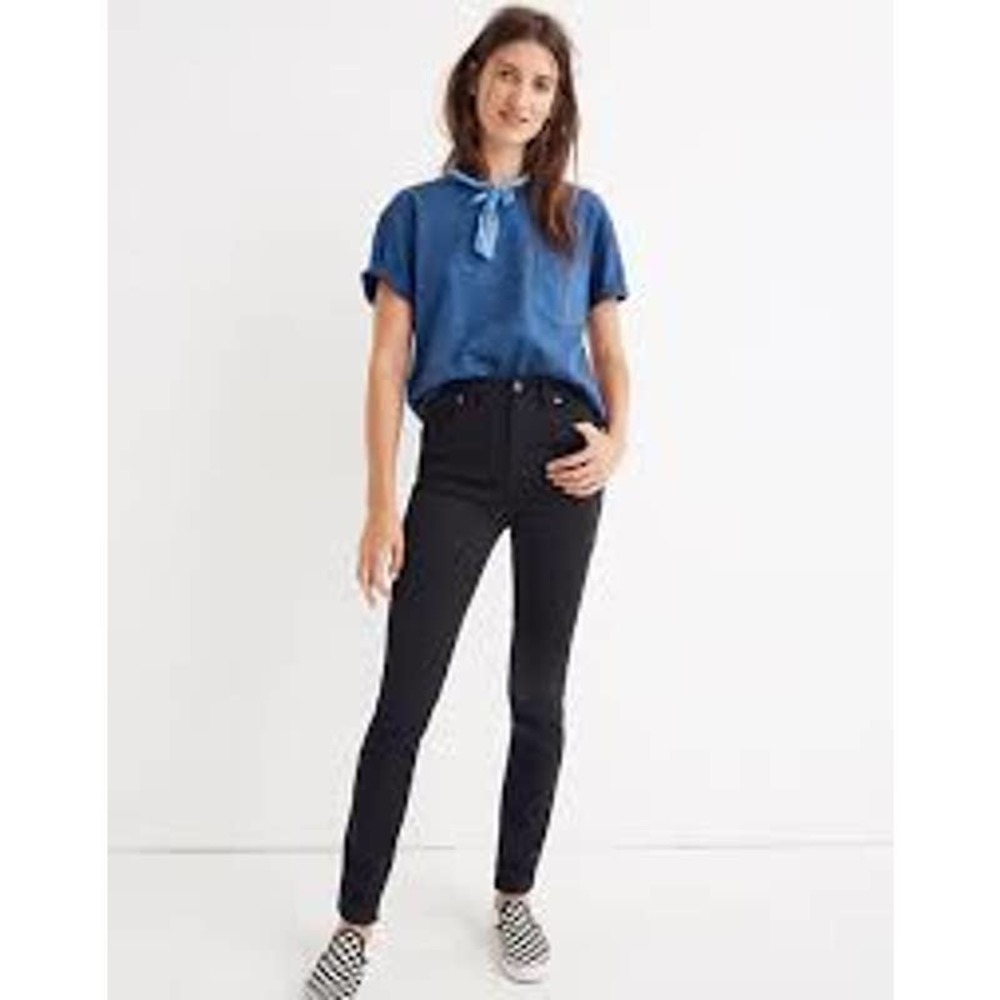 Madewell Women's Black 10" High Riser Skinny Skinny Jean. Size 27